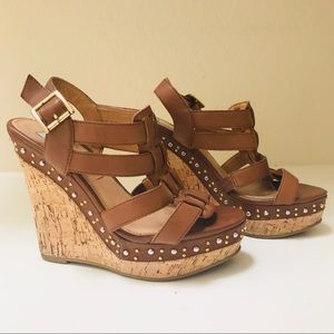 Steve Madden Studded Wedge Heels